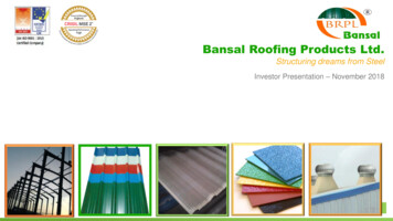 Bansal Roofing Products Ltd.