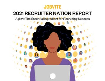 2021 RECRUITER NATION REPORT - Jobvite