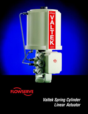 Valtek Spring Cylinder Linear Actuator - Helgem .tw