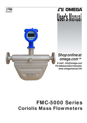 Coriolis Mass Flowmeters - Omega