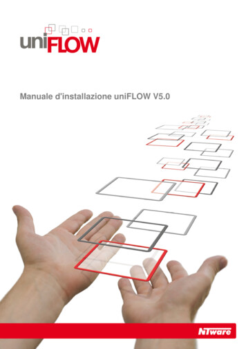 Manuale D'installazione UniFLOW V5 - Weebly