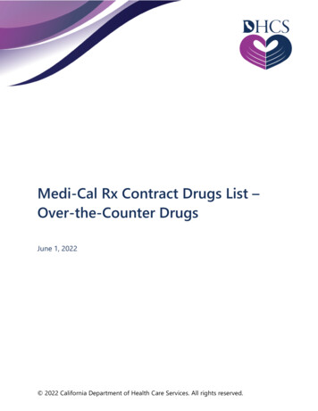 Medi-Cal Rx Contract Drugs List - Over-the-Counter Drugs