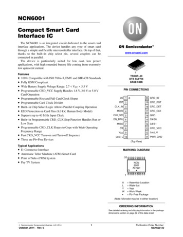 NCN6001 - Compact Smart Card Interface IC - Onsemi