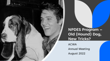 NPDES Program - Old Dog, New Tricks?