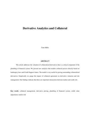 Derivative Analytics And Collateral - Internet Archive