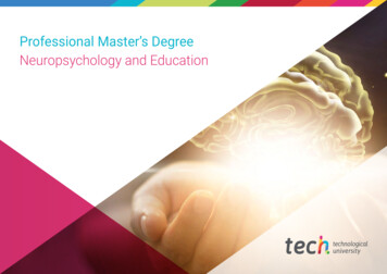 Professional Master's Degree Neuropsychology And Education