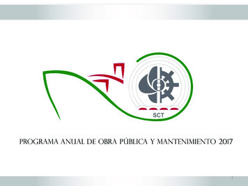 Copia De Programa Anual De Obra Pública Y Mantenimiento 2017 (2) - Gob.mx