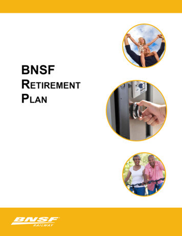 BNSF Retirement Plan - BNSF Railway