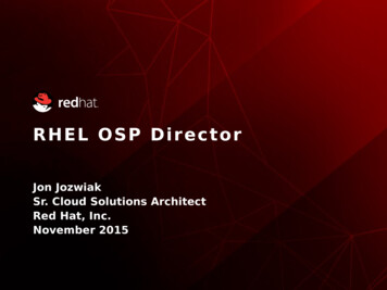 RHEL OSP Director - Red Hat