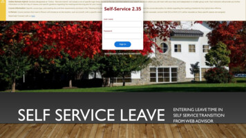 Self Service Leave - Brookdale Community College