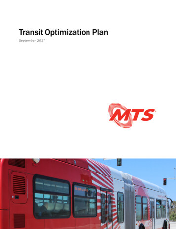 Service Implementation Plan - San Diego Metropolitan Transit System