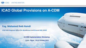 ICAO Global Provisions On A- CDM
