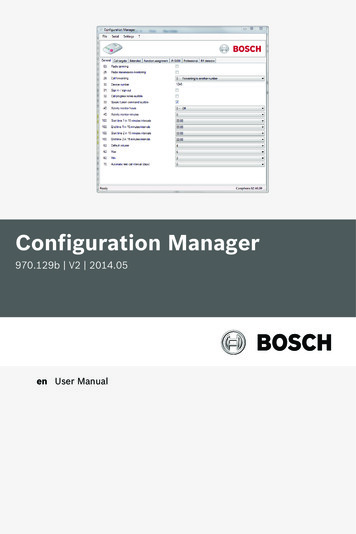 Configuration Manager 2 2 EN User Manual V2