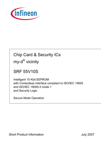 Chip Card & Security ICs My-d Vicinity SRF 55V10S