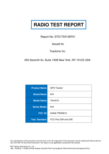 RADIO TEST REPORT - Fccid.io