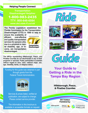 Your Guide To Getting A Ride In The Tampa Bay Region - Plan Hillsborough