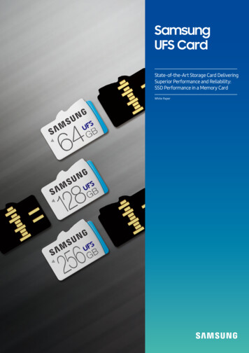Samsung UFS Card - Samsung Electronics