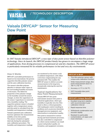 Vaisala DRycAp Sensor For Measuring Dew Point - Thermo/Cense