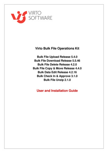 Virto SharePoint Bulk File Operations Kit - Microsoft