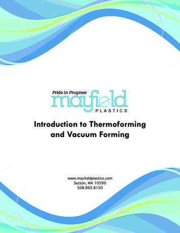 Introduction To Thermoforming And Vacuum Forming - Mayfield Plastics