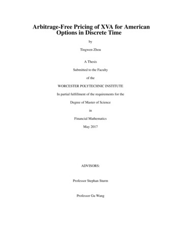Arbitrage-Free Pricing Of XVA For American Options In Discrete Time
