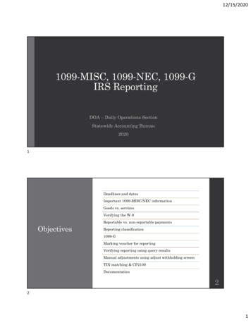 1099-MISC, 1099-NEC, 1099-G IRS Reporting - Montana