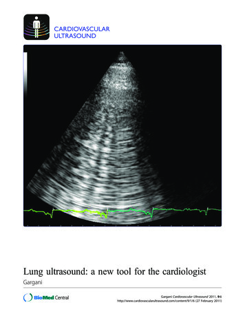 Lung Ultrasound: A New Tool For The Cardiologist - BioMed Central