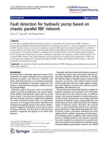 RESEARCH Open Access Fault Detection For Hydraulic Pump Based On .