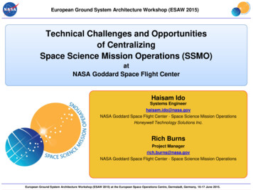 Technical Challenges And Opportunities Of Centralizing Space . - NASA
