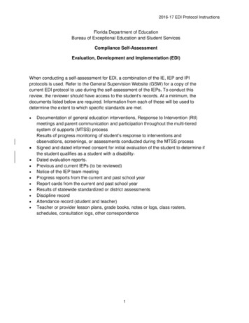 Compliance Self-Assessment Evaluation, Development And Implementation (EDI)