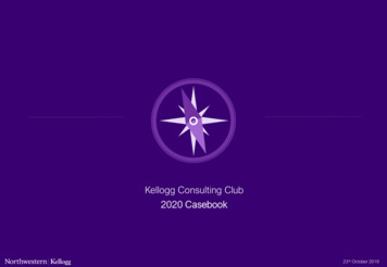 Kellogg Consulting Club 2020 Casebook - Weebly
