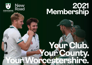 Membership - Worcestershire County Cricket Club