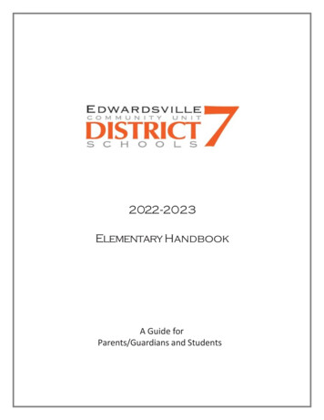2022 -2023 Elementary Handbook