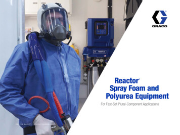 300615EN, Reactor Spray Foam And Polyurea Equipment Brochure - Graco