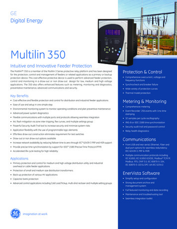Multilin 350 - GE Grid Solutions