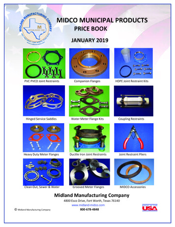 Midco Price Book 2019 - Midland Manufacturing Company