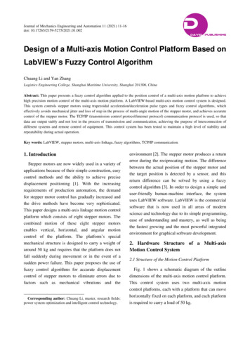 Design Of A Multi-axis Motion Control Platform Based On LabVIEW's Fuzzy .