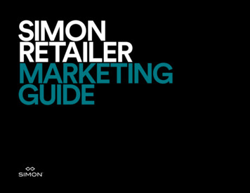 Simon Mall Management Lookbook. Retailer Marketing Guide