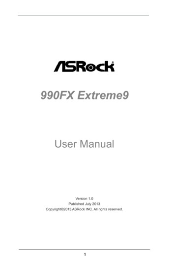 990FX Extreme9 - ASRock