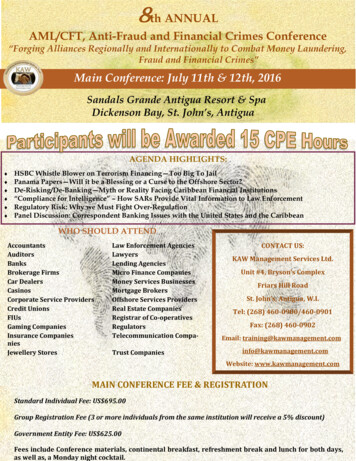 8 ANNUAL AML/CFT, Anti-Fraud And Financial Crimes Conference