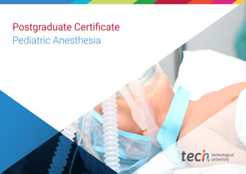 Postgraduate Certificate Pediatric Anesthesia - Techtitute