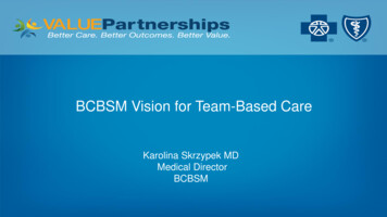 BCBSM Vision For Team-Based Care Title - Micmt-cares 