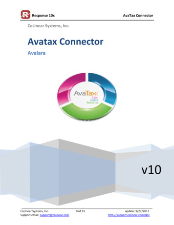 Avatax Connector - CoLinear