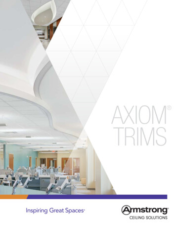 AxIoM TRIMS - Armstrong Ceiling S