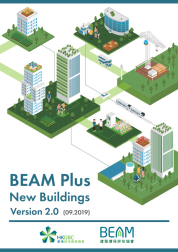 BEAM Plus New Buildings Version 2.0 Table Of Contents - HKGBC