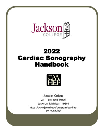 2022 Cardiac Sonography Handbook - Jackson College