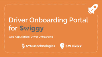 Swiggy Driver Onboarding Portal