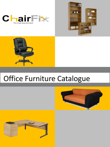 Office Furniture Catalogue - ChairFix