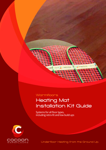 Warmfloors Heating Mat Installation Kit Guide - Quantum
