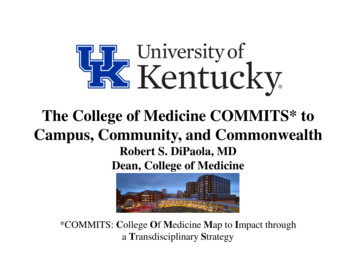 College Of Medicine Final - University Of Kentucky